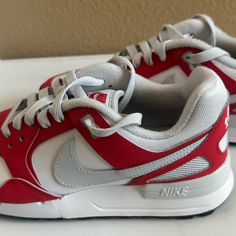 Nike Red and Gray Sneakers
